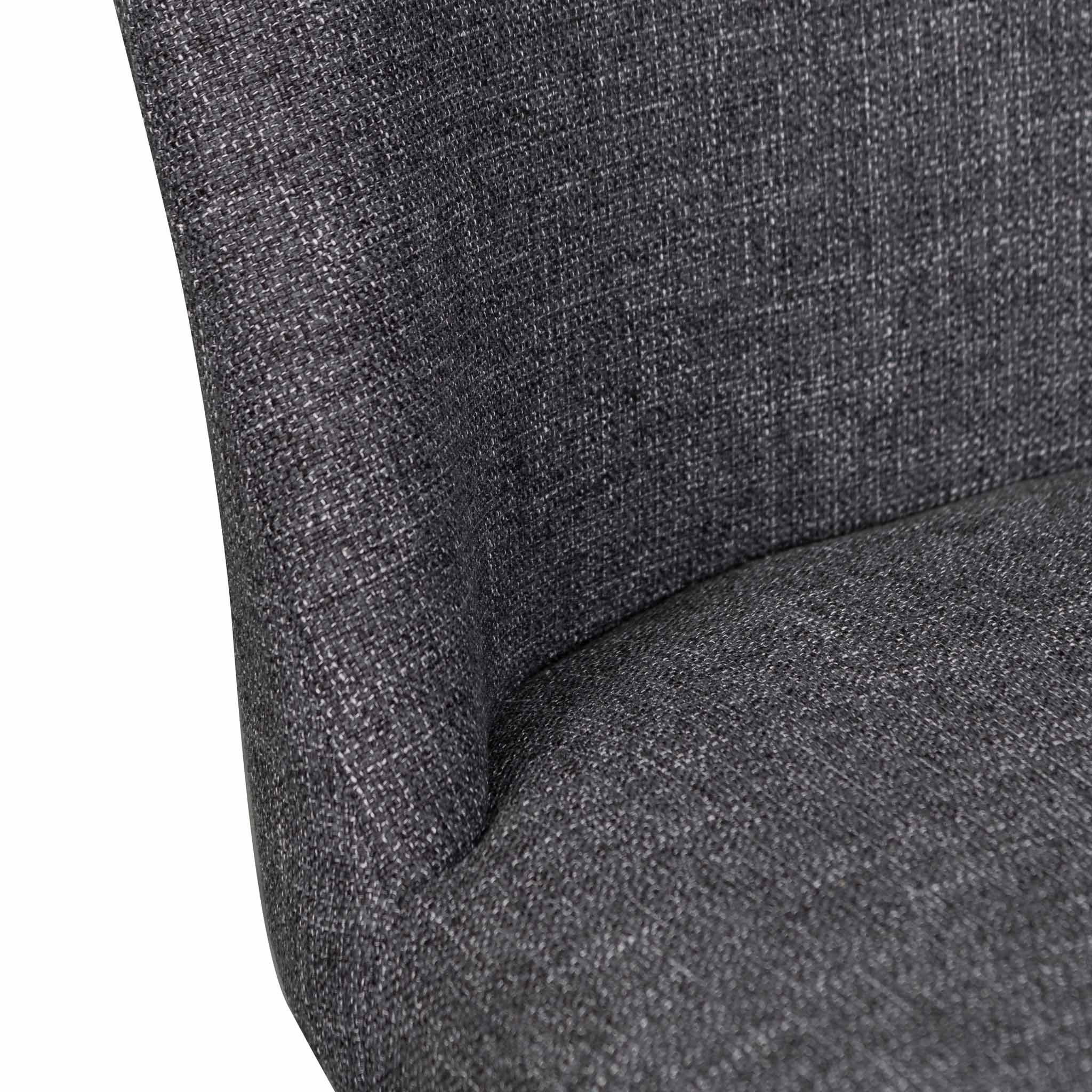 Daisy Fabric Dining Chair - Dark Grey - Dining Chairs