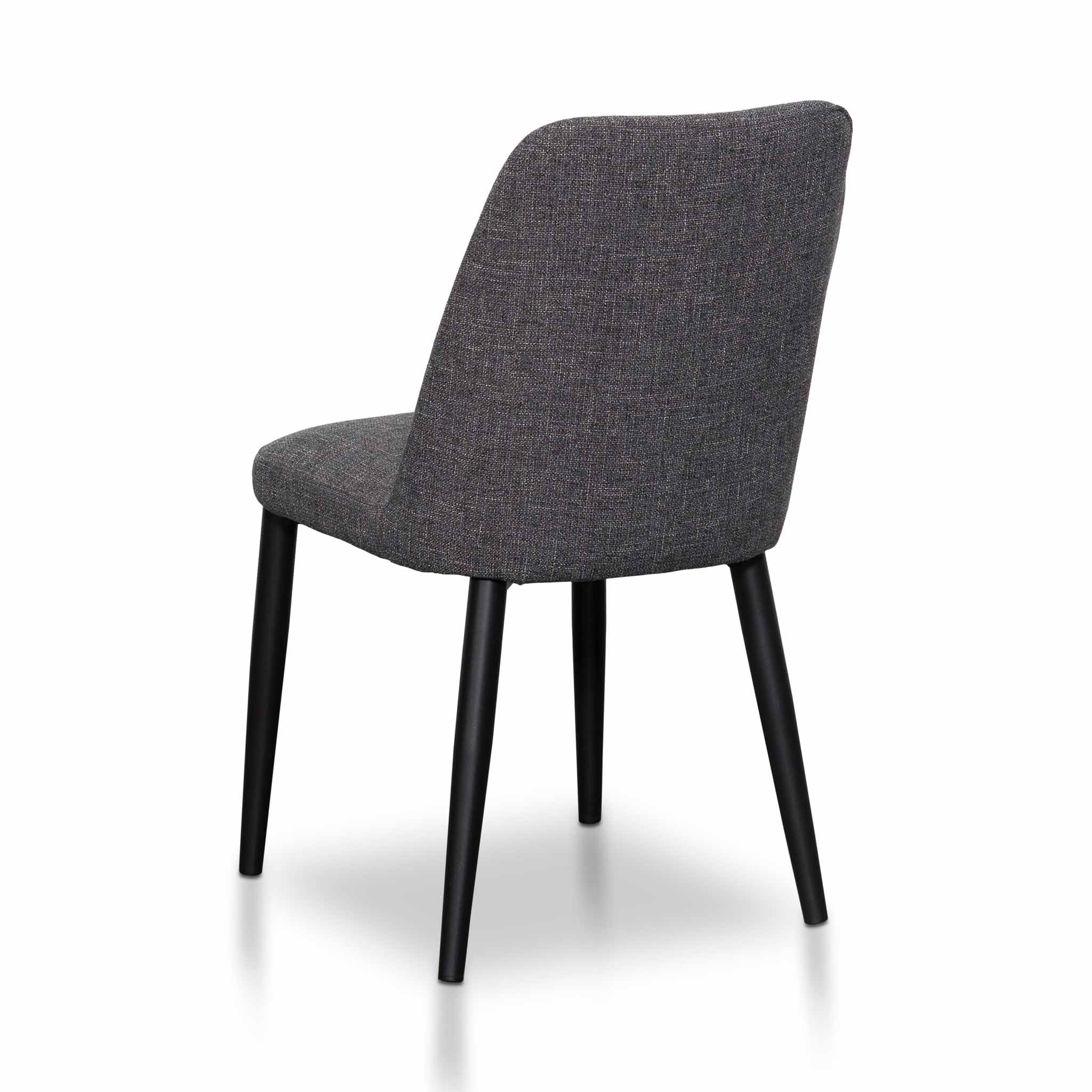 Daisy Fabric Dining Chair - Dark Grey - Dining Chairs
