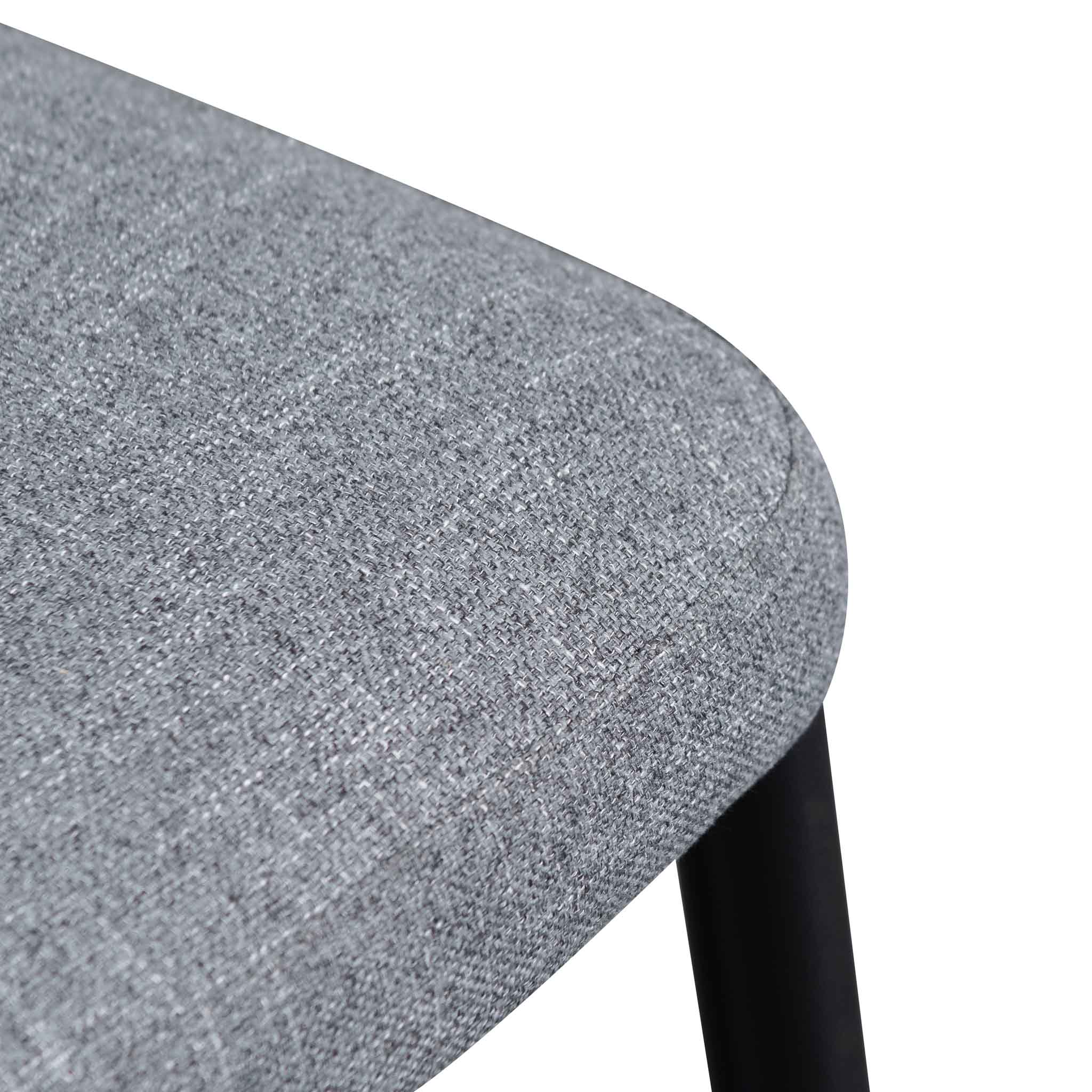 Daisy Fabric Dining Chair - Pebble Grey - Dining Chairs
