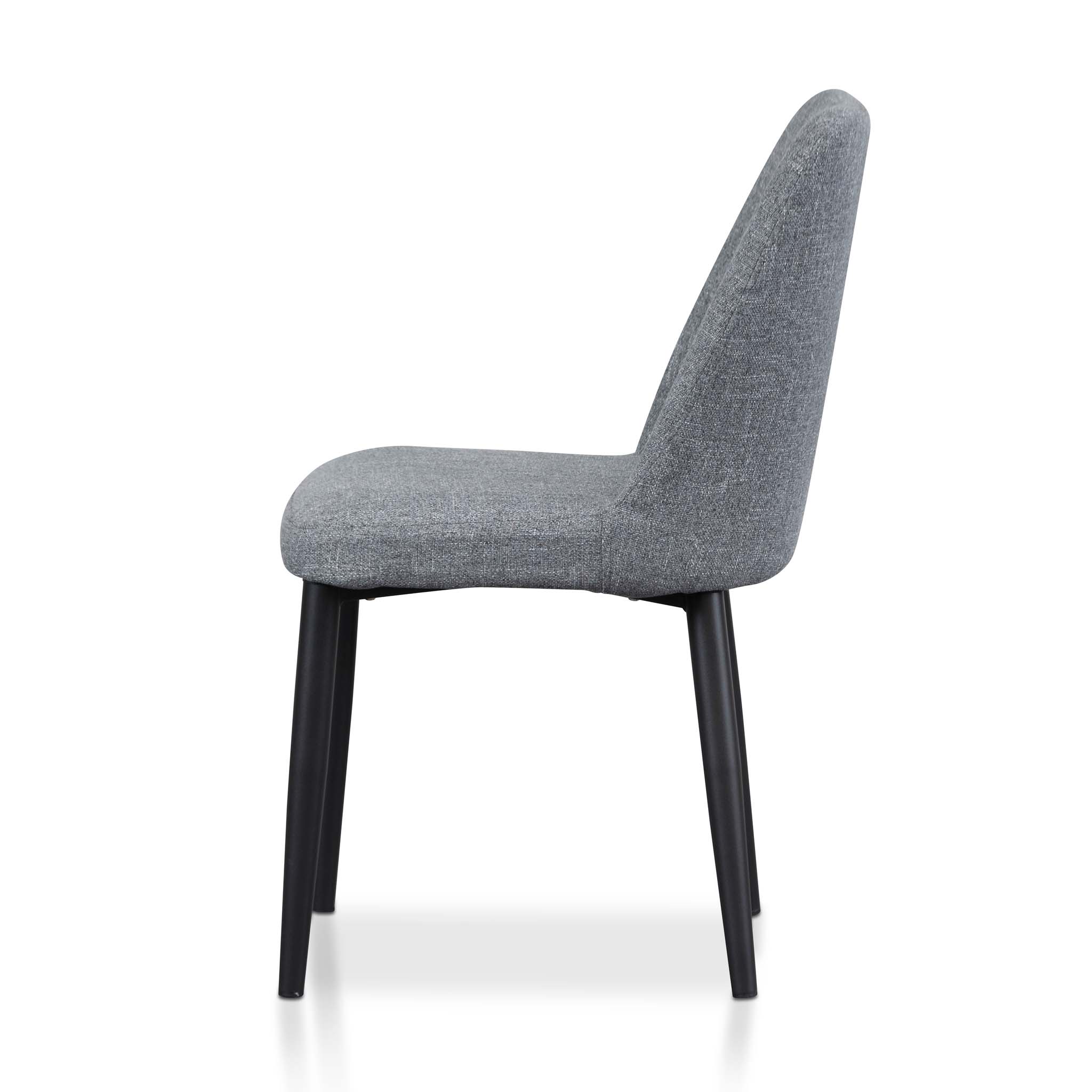 Daisy Fabric Dining Chair - Pebble Grey - Dining Chairs