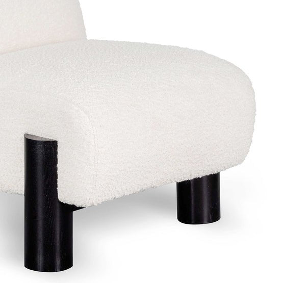 Damien Chair - Ivory White Boucle - Armchairs