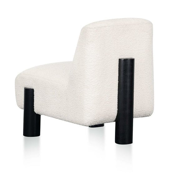 Damien Chair - Ivory White Boucle - Armchairs
