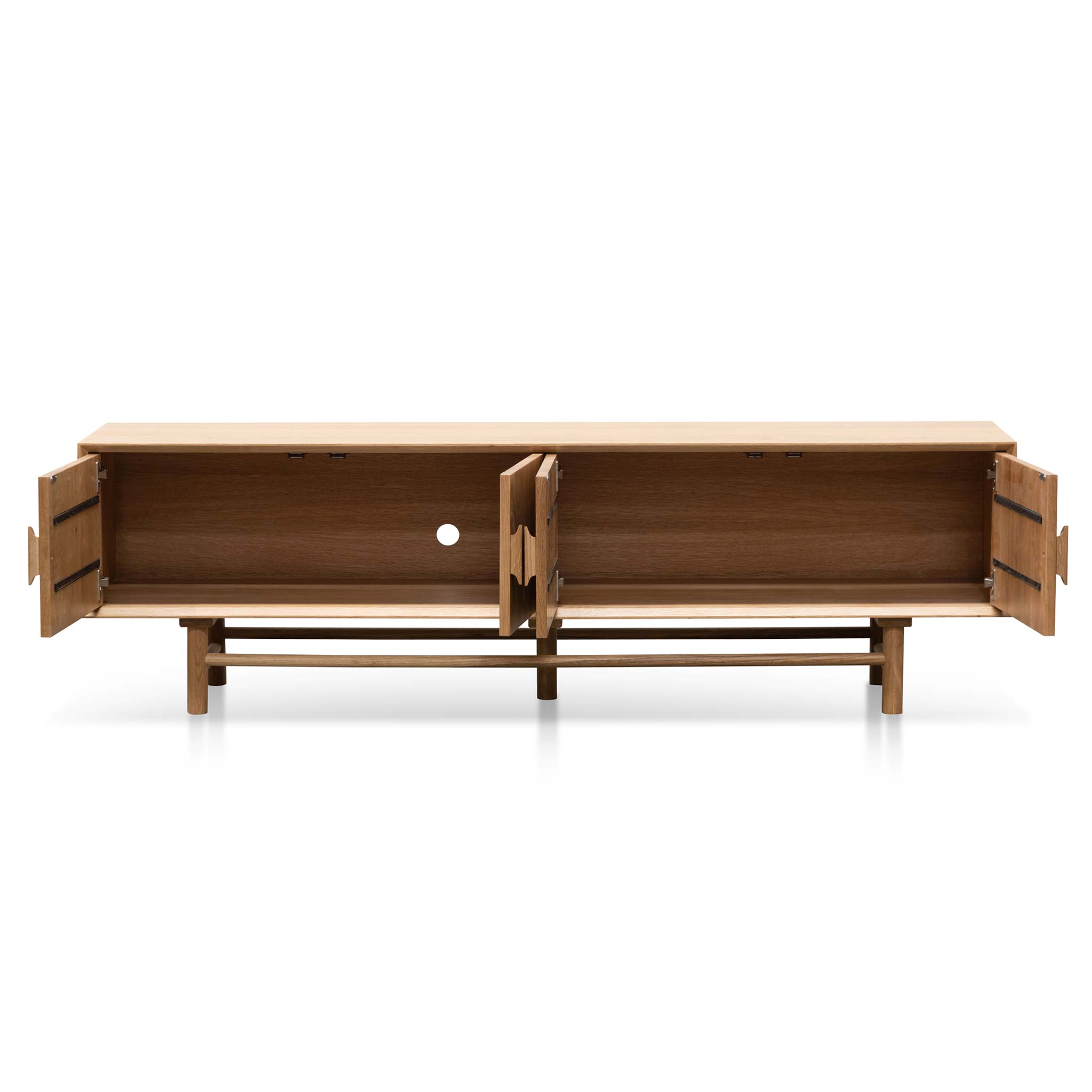 Damien Wooden TV Stand - Natural - TV Units