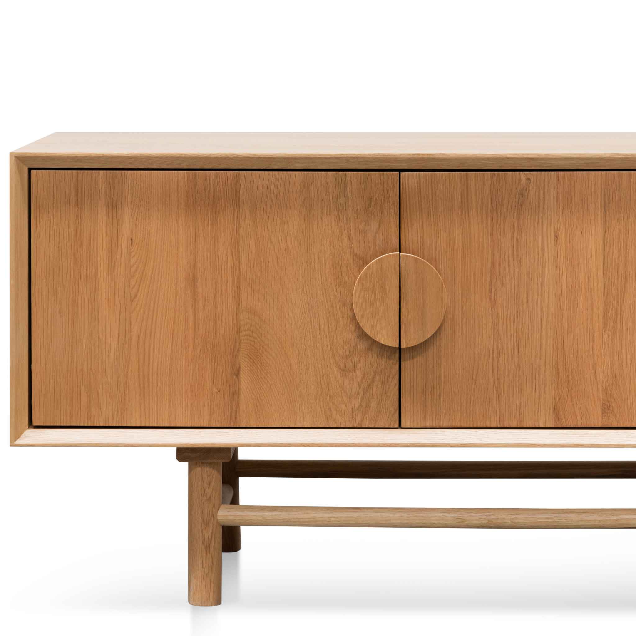 Damien Wooden TV Stand - Natural - TV Units