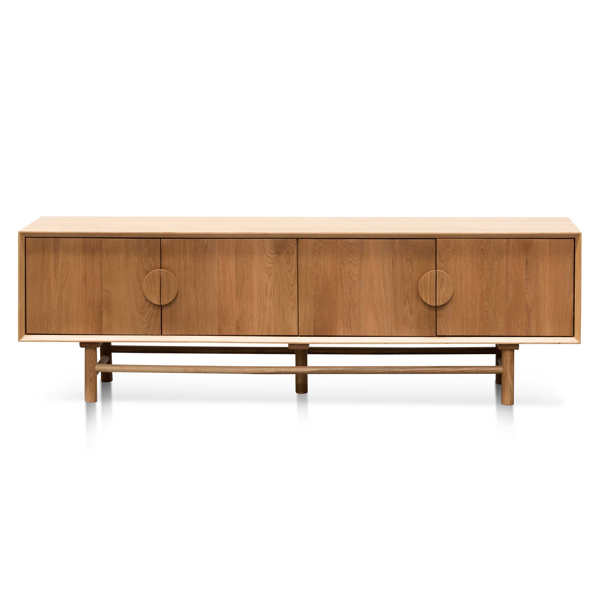 Damien Wooden TV Stand - Natural - TV Units