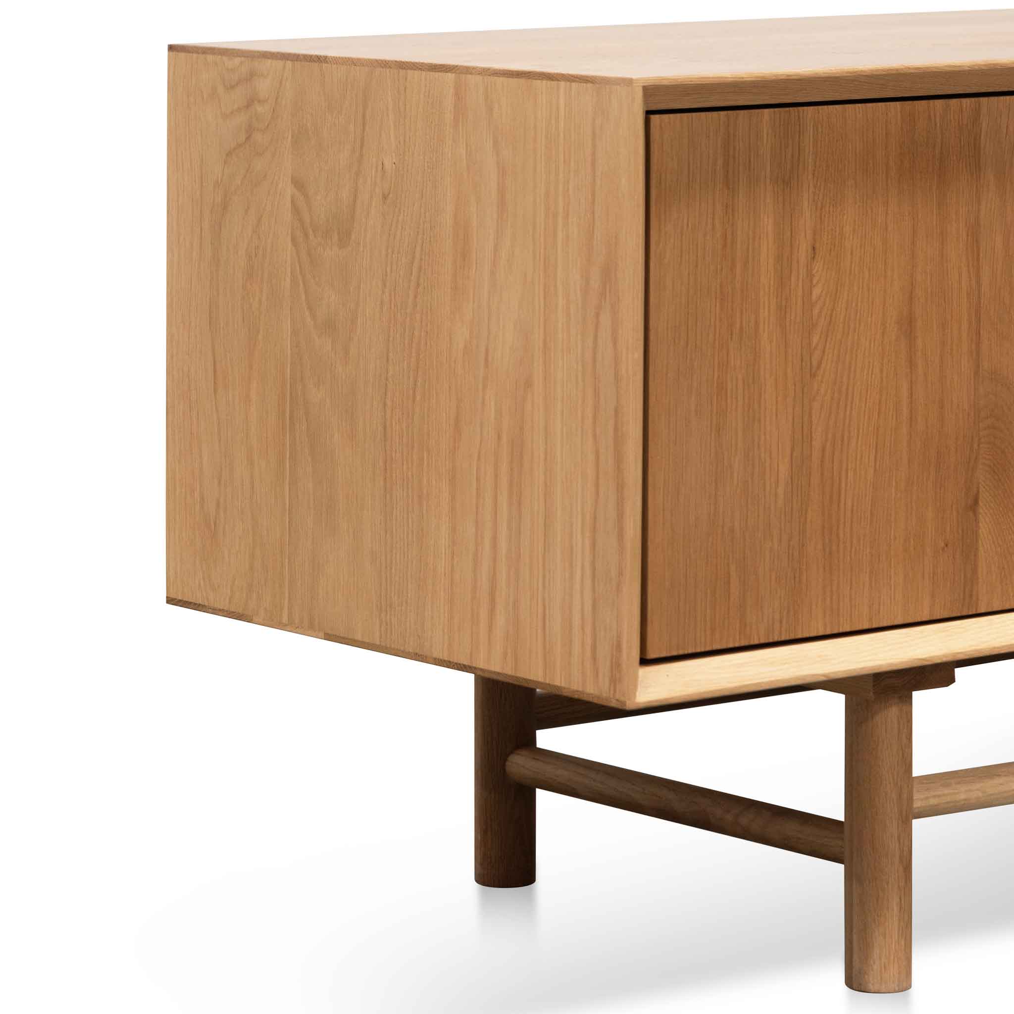 Damien Wooden TV Stand - Natural - TV Units