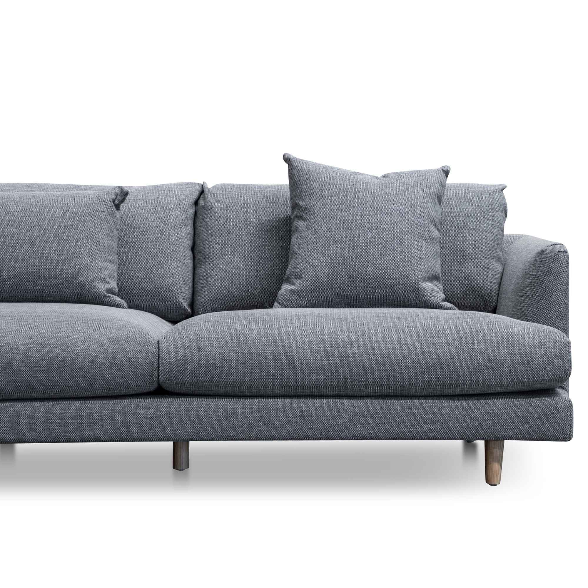 Daniella Left Return Modular Sofa - Graphite Grey - Sofas