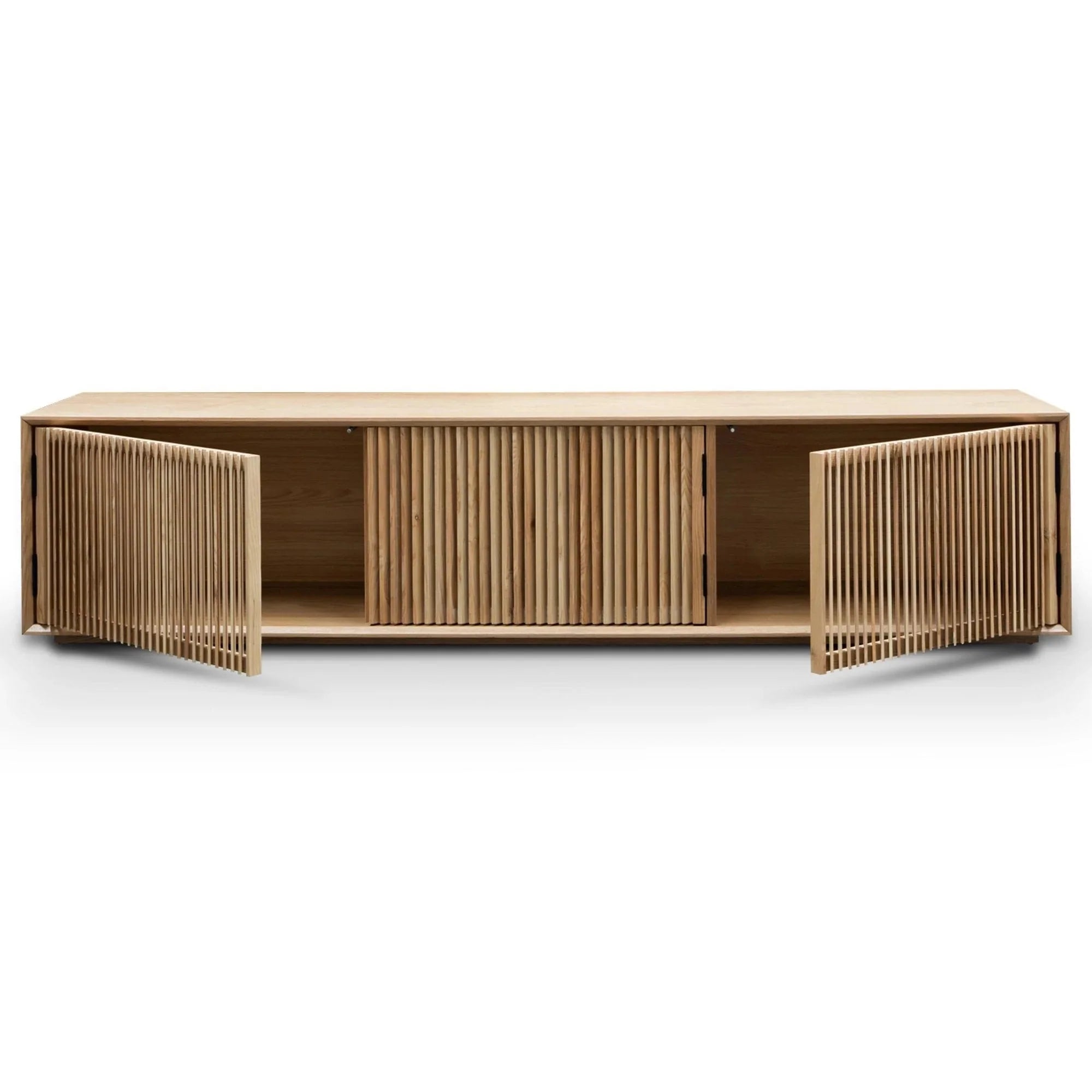 Delilah Wooden TV Entertainment Unit - Natural Ash - TV Units