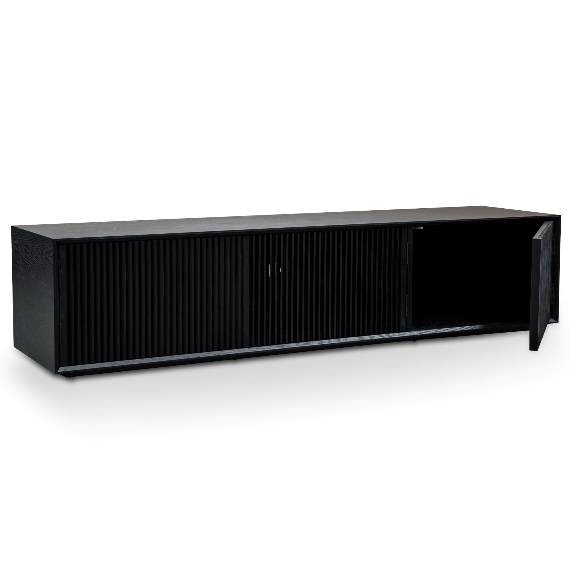 Delilah Wooden TV Stand - Black - TV Units