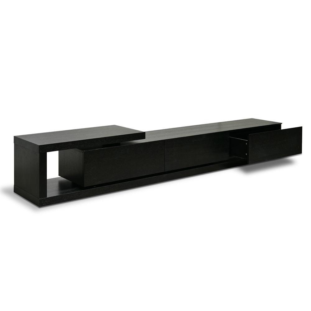 Destiny Extendable TV Stand - Full Black - TV Units