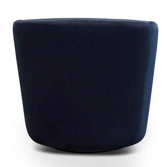 Diana Lounge Chair - Navy Velvet - Armchairs