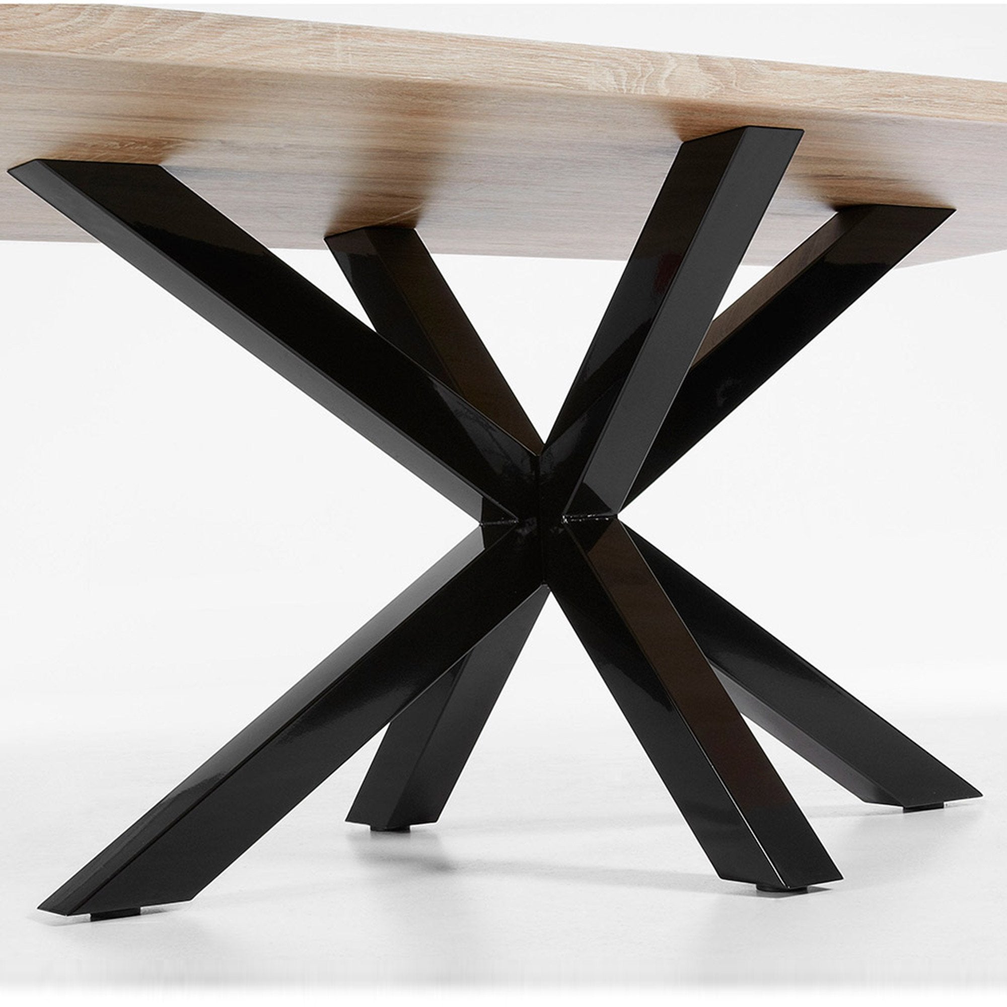 Diego 2m Veneer Dining Table - Black - Dining Tables