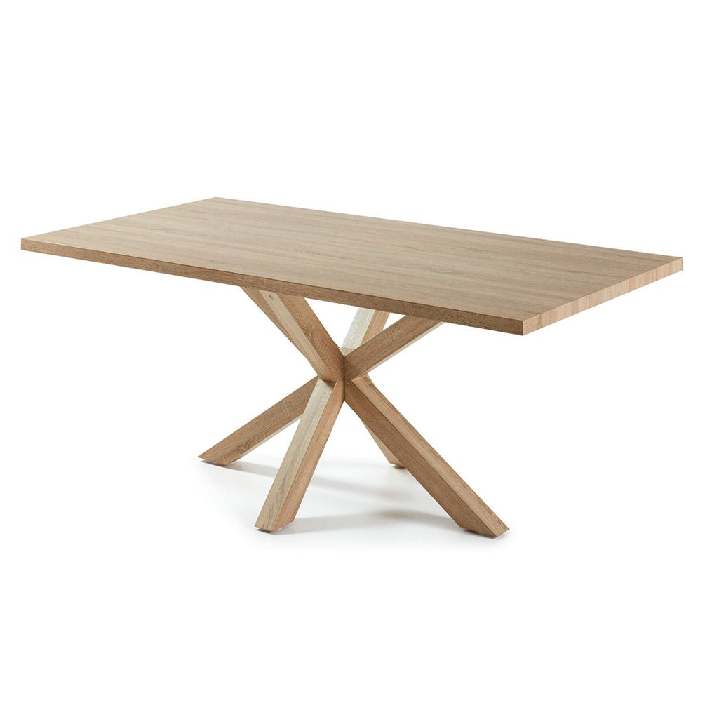 Diego 2m Veneer Dining Table - Natural - Dining Tables