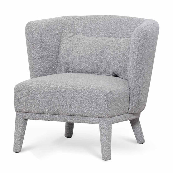 Dominic Chair - Ash Grey Boucle - Armchairs