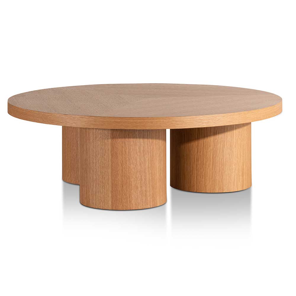 Dominic Wooden Round Coffee Table - Coffee Table