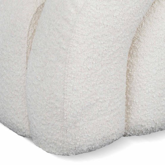 Donovan Armchair - Ivory White Boucle - Armchairs