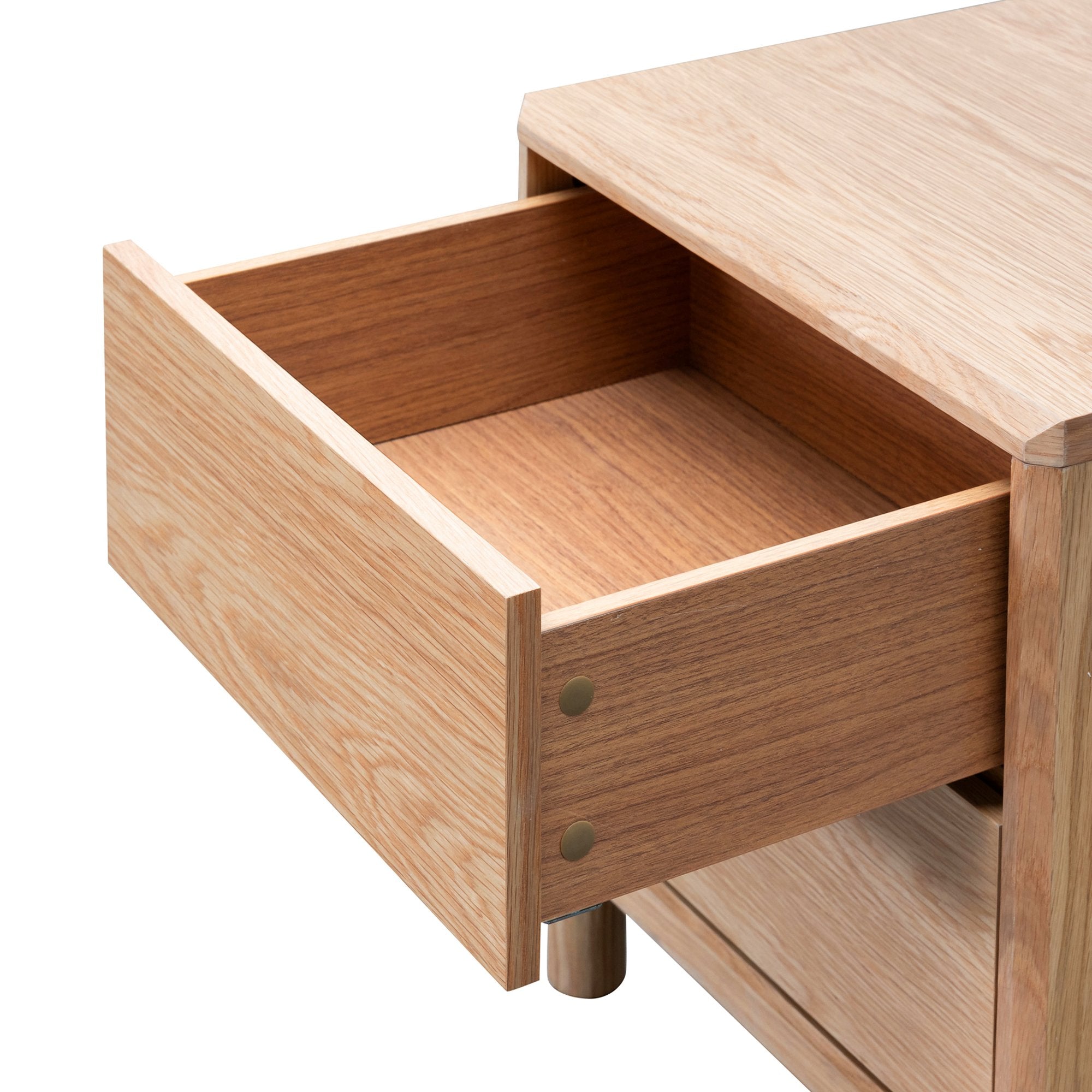 Elanor Bedside Table - Natural Oak - Bedside Tables