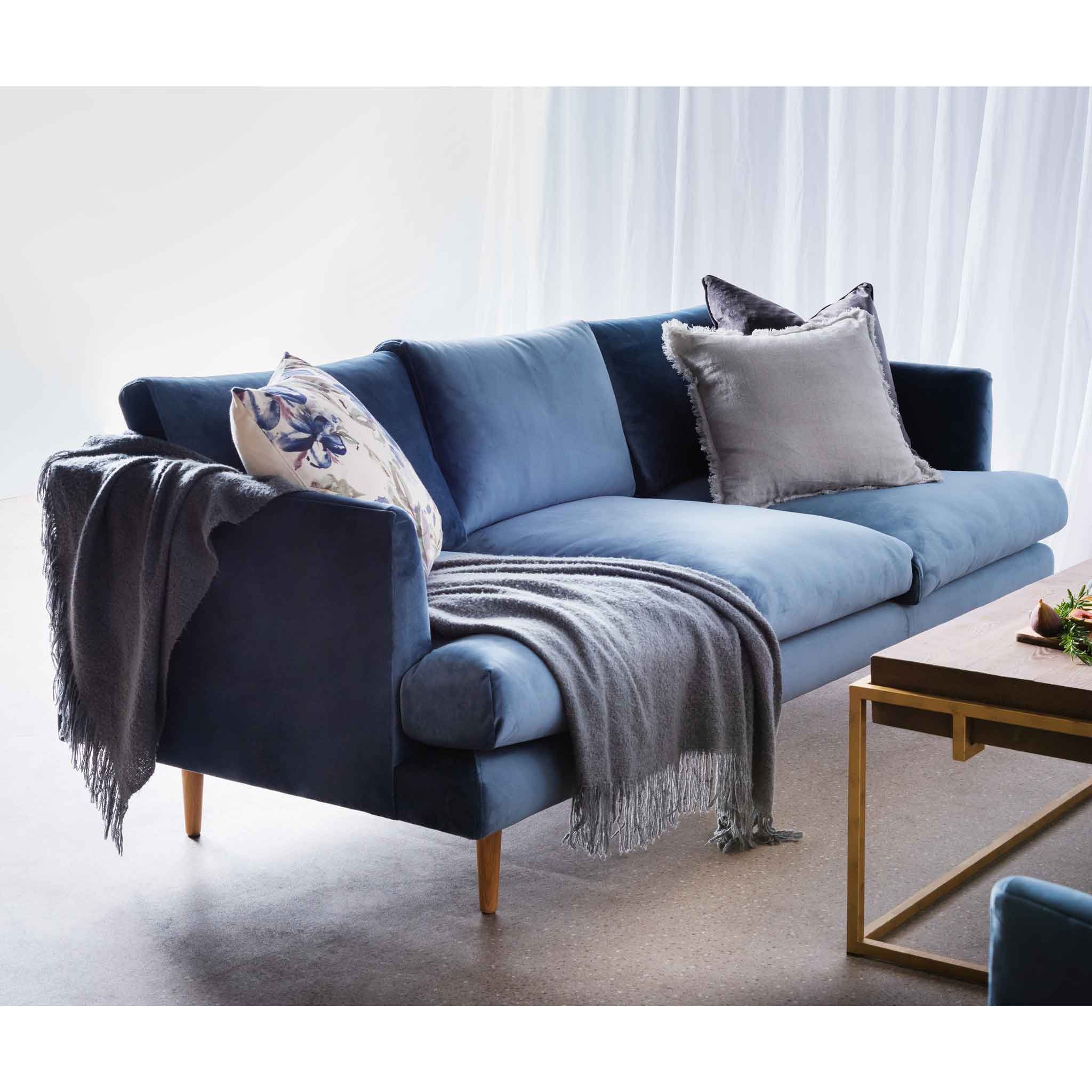Eleanor 3S Sofa - Dust Blue - Sofas