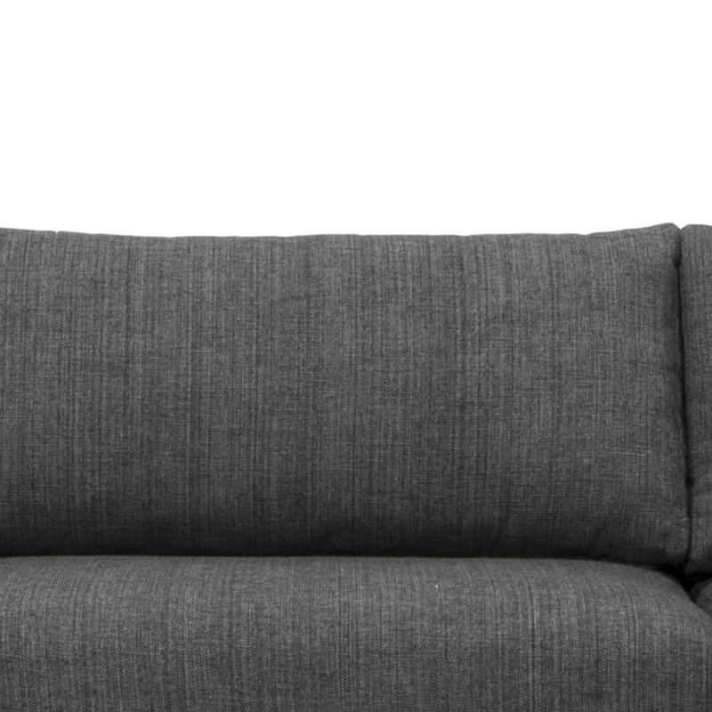 Eleanor 3S Sofa Right Chaise - Metal Grey - Sofas