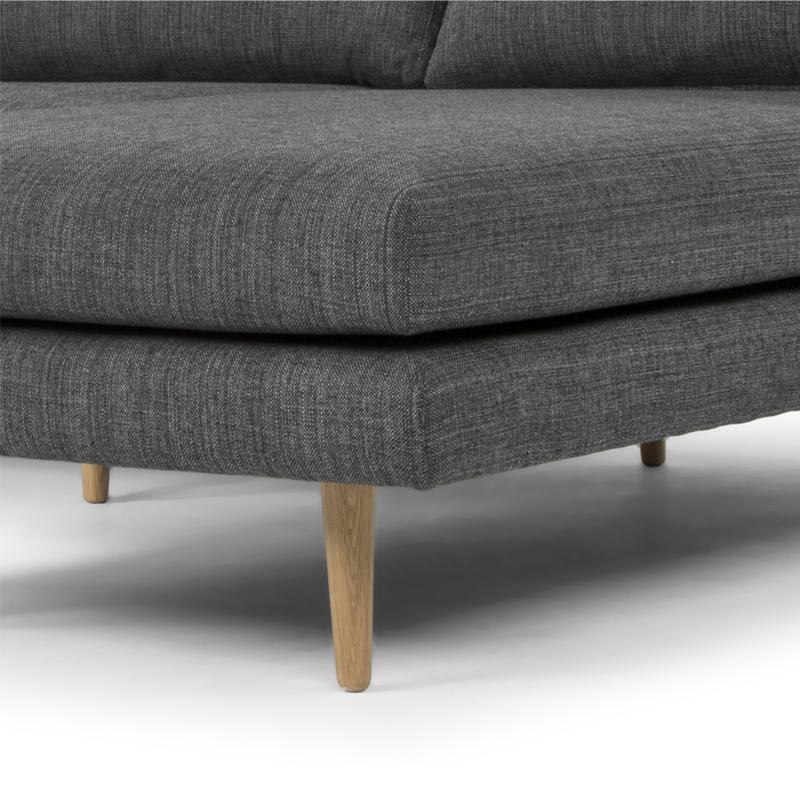 Eleanor 3S Sofa Right Chaise - Metal Grey - Sofas