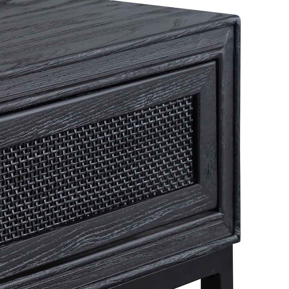 Elena 1.4m Console Table - Full Black - Console