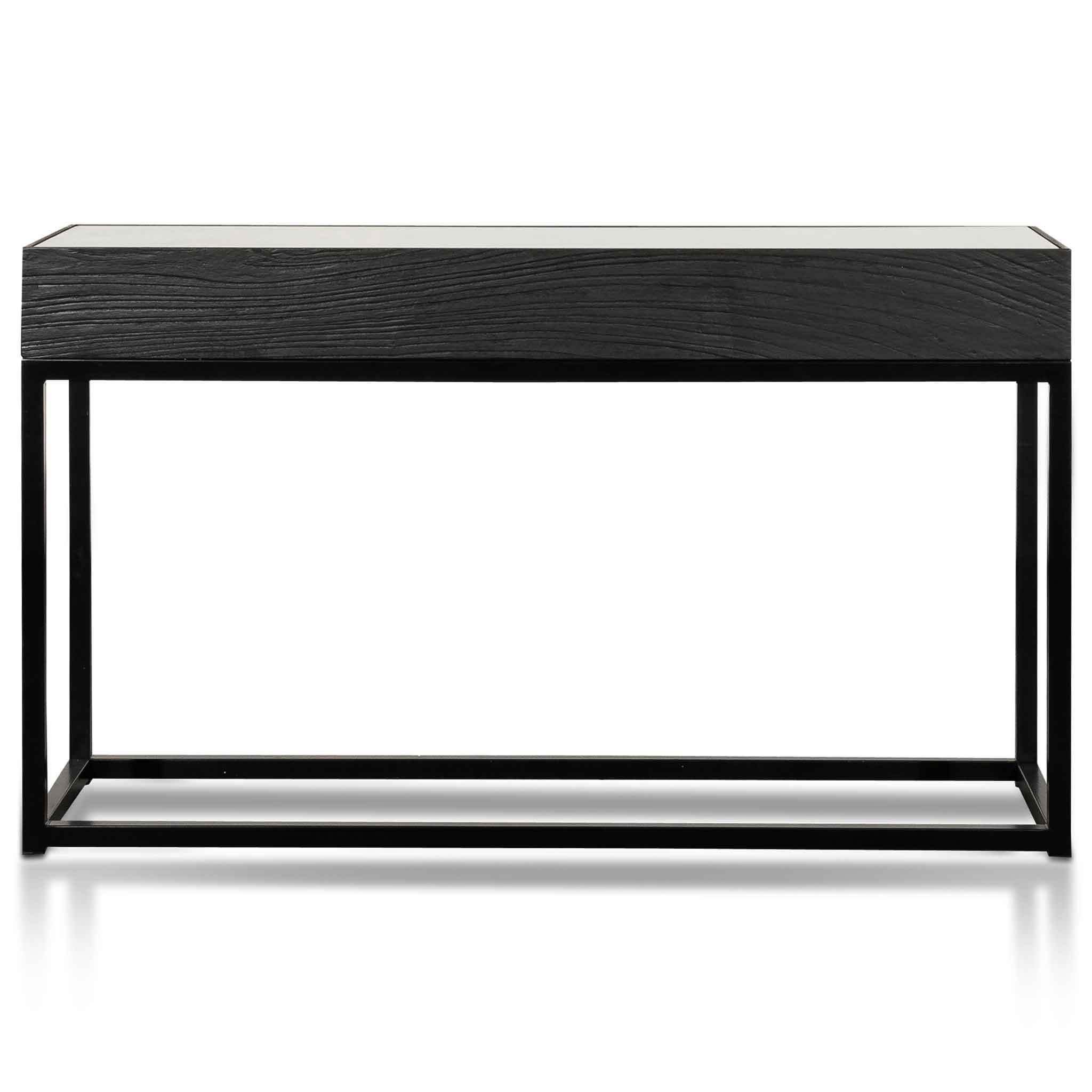 Elias Reclaimed Console Table - Black - Console