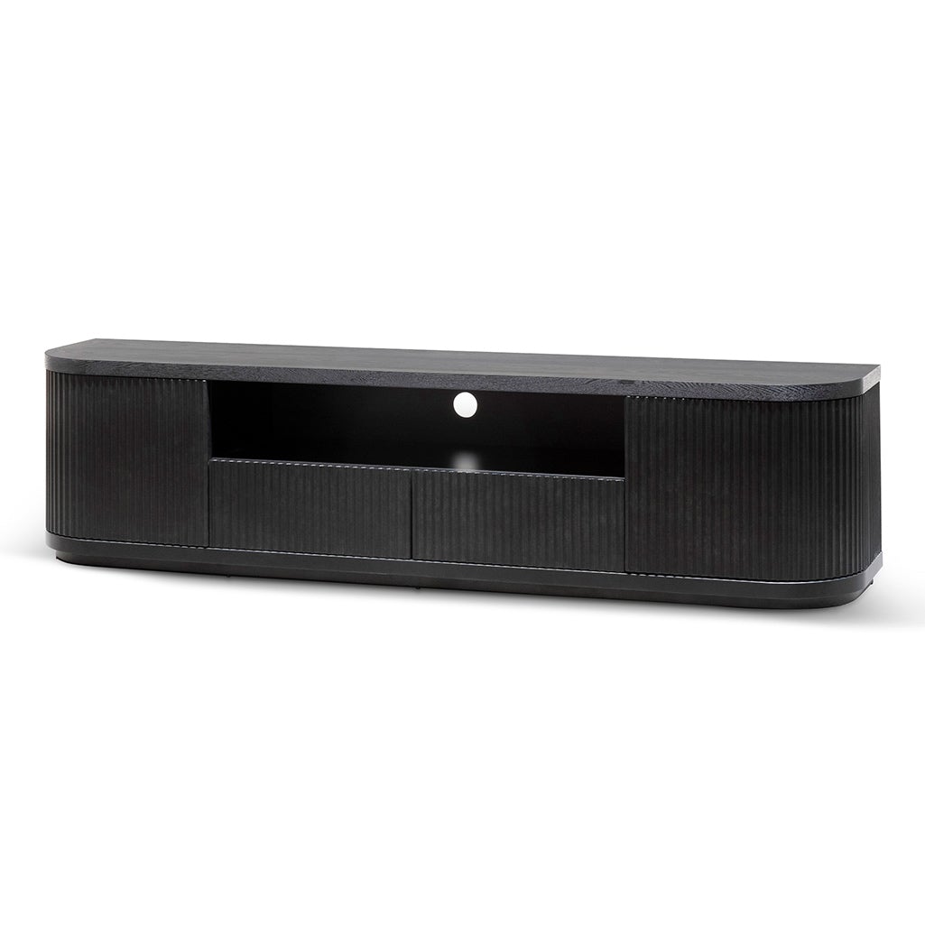 Elise Veneer Top Entertainment TV Stand - Full Black - TV Units