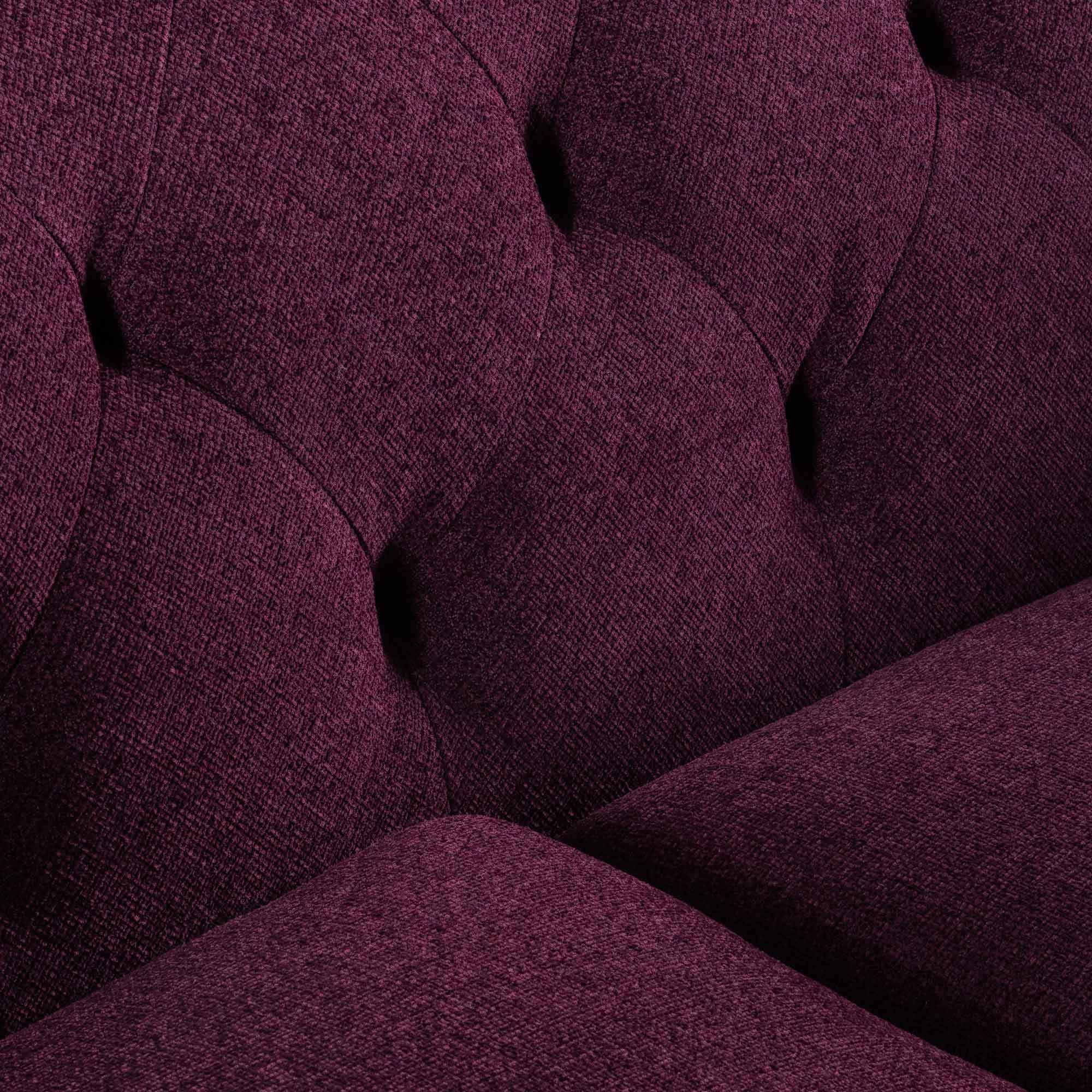 Elizabeth 3S Sofa - Deep Burgundy - Sofas