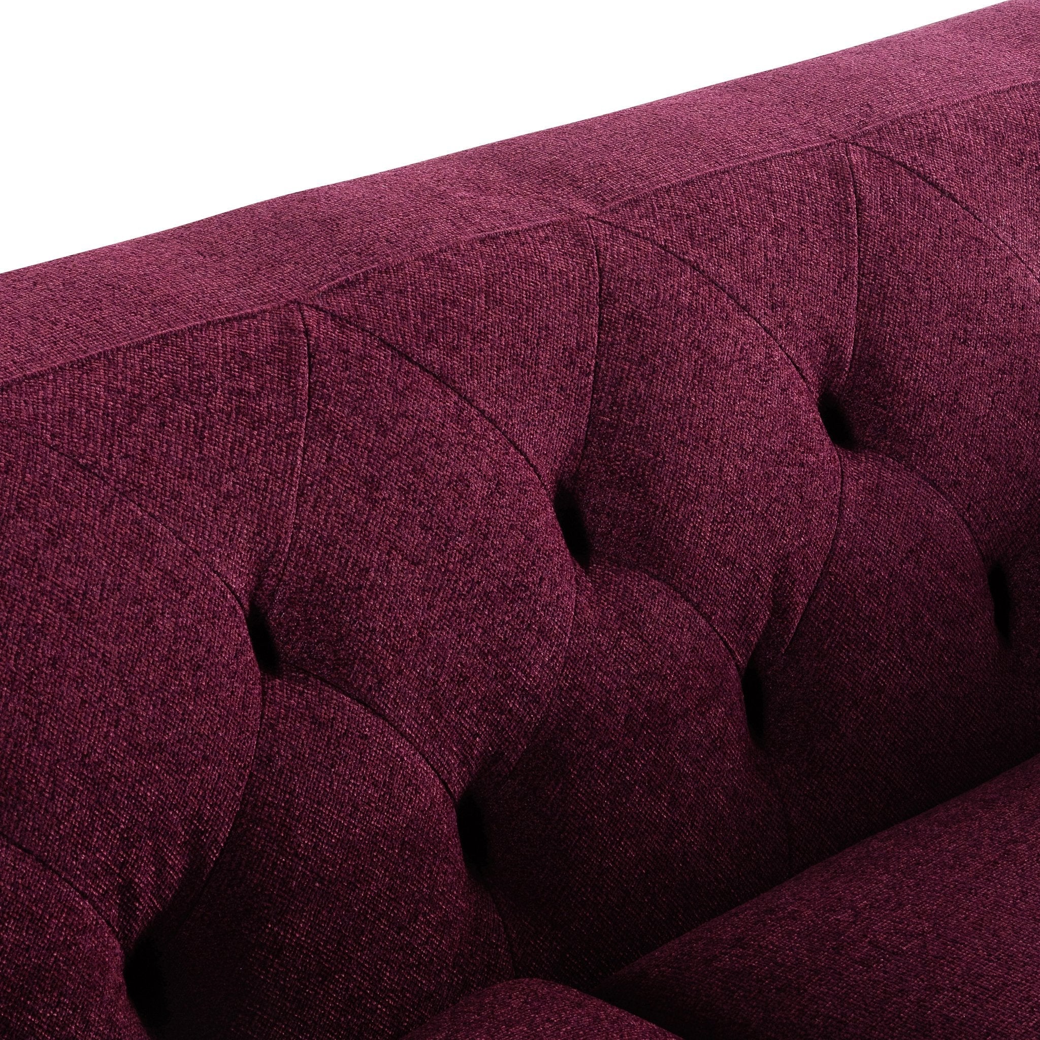 Elizabeth 3S Sofa - Deep Burgundy - Sofas