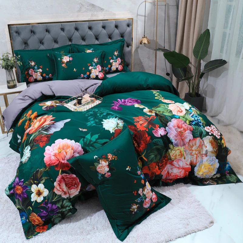 Emerald Splash Duvet Cover Set - Duvet Covers
