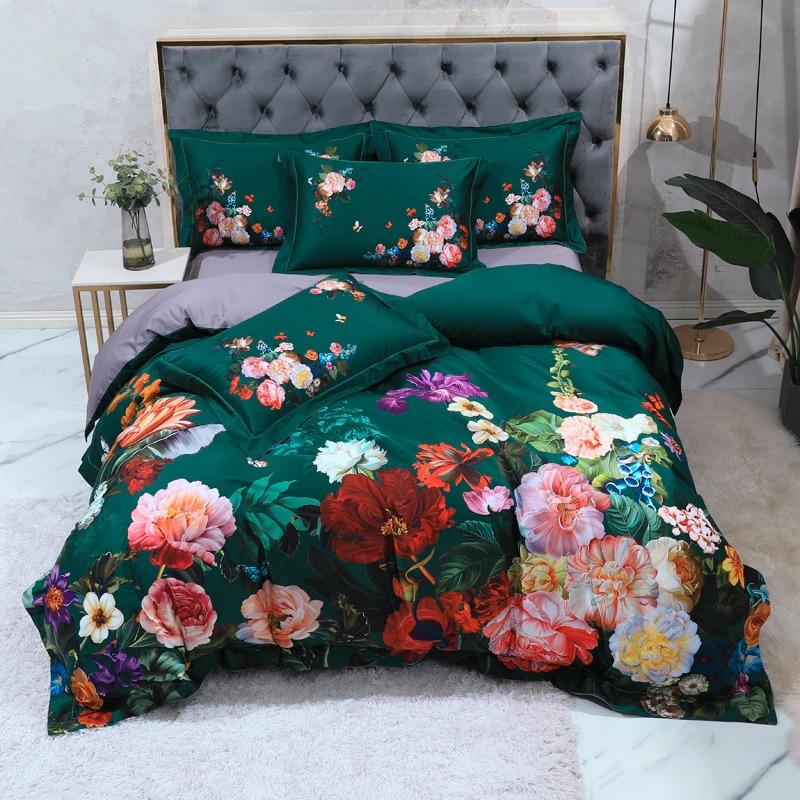 Emerald Splash Duvet Cover Set - Duvet Covers