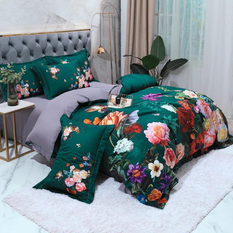 Emerald Splash Duvet Cover Set - Duvet Covers