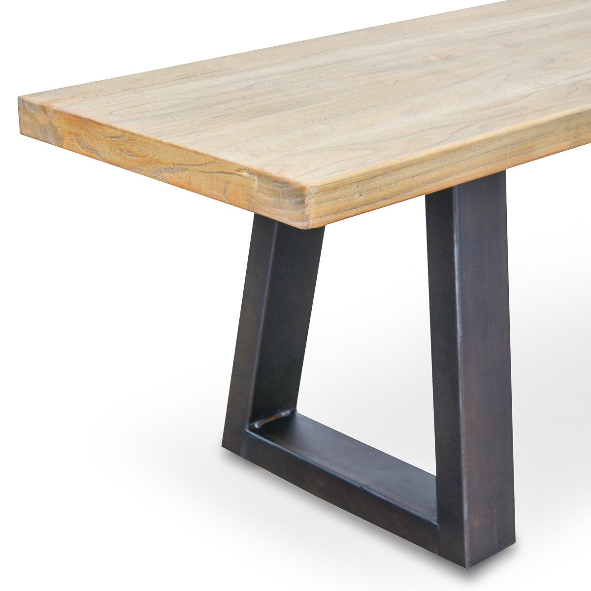 Ethan Reclaimed Elm Wood Bench - Natural - Bench