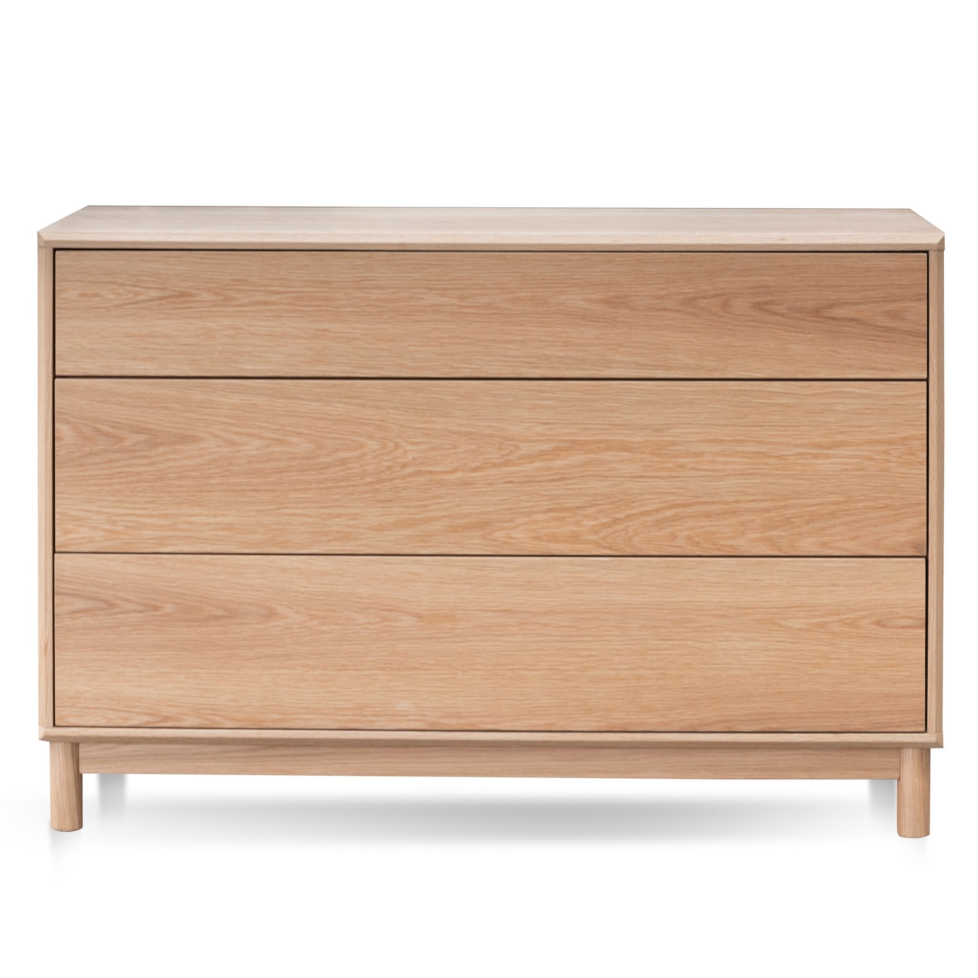 Evelyn 3 Drawers Dresser Unit - Natural Oak - Dressers