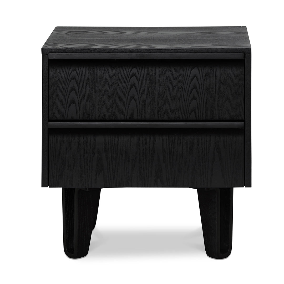 Everest Bedside Table - Full Black - Bedside Tables