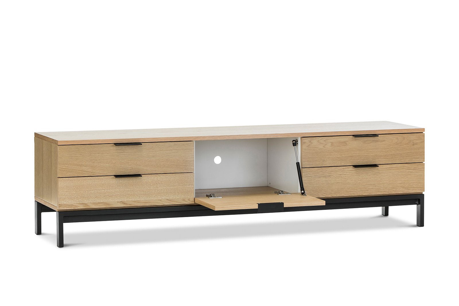 Everett Oak Entertainment Unit - Natural - TV Units