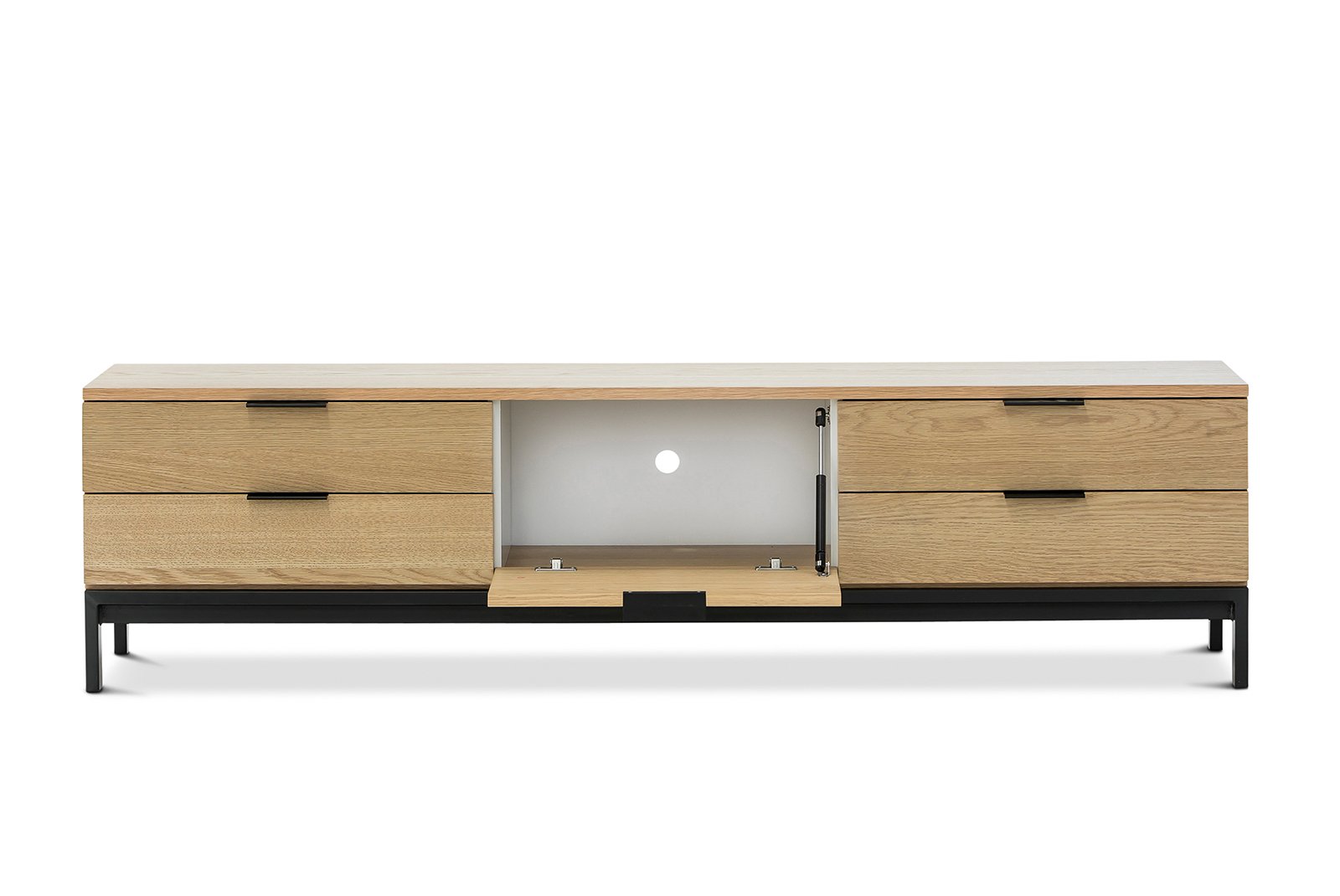 Everett Oak Entertainment Unit - Natural - TV Units