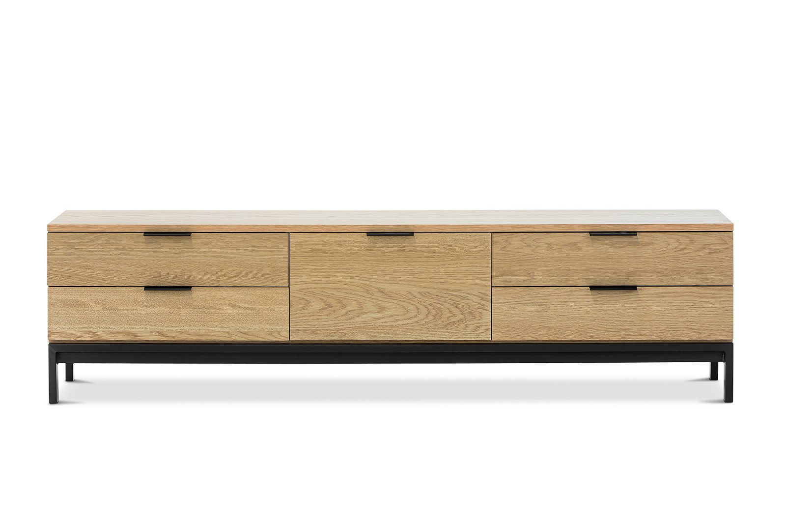 Everett Oak Entertainment Unit - Natural - TV Units