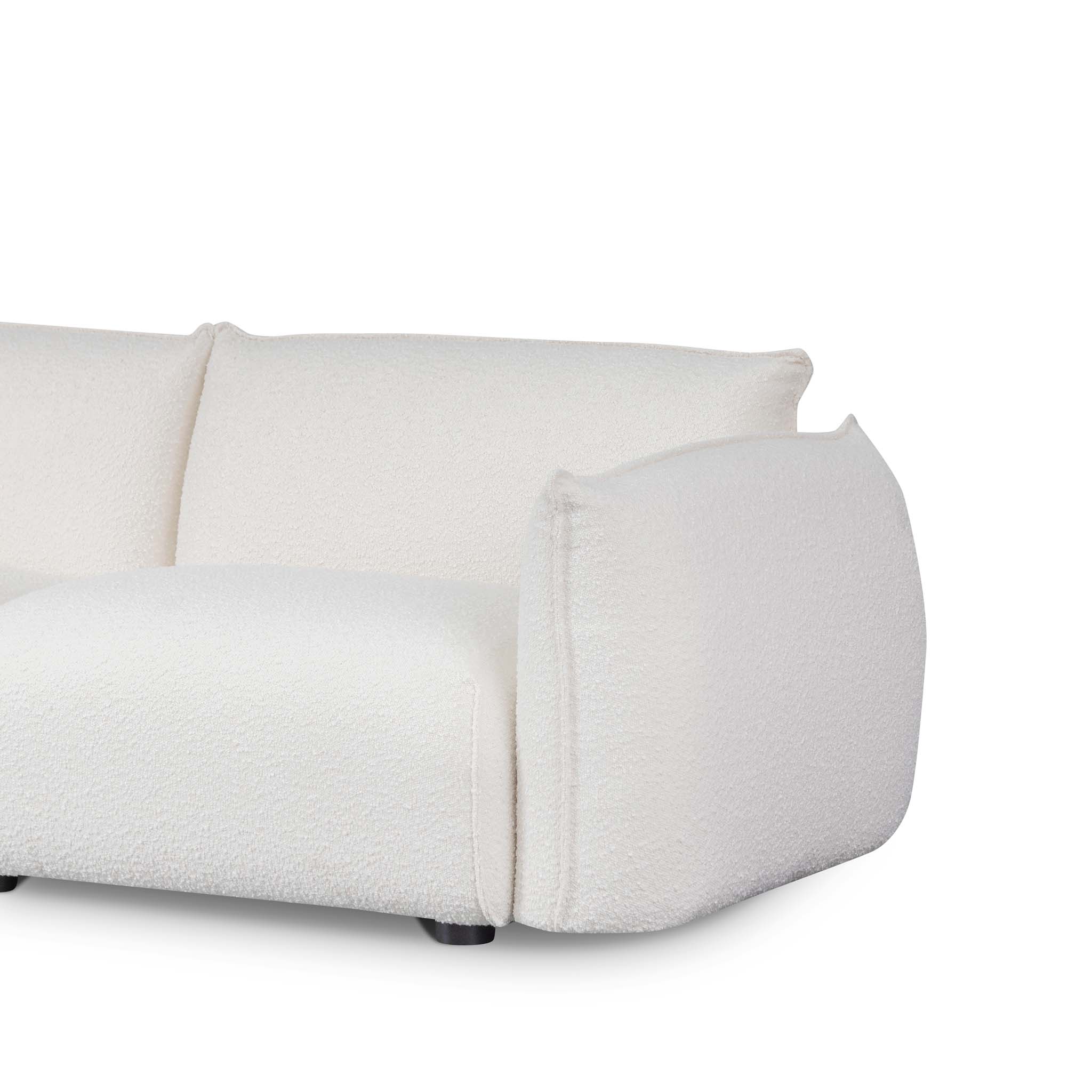 Felix 3S Sofa - White Boucle - Sofas