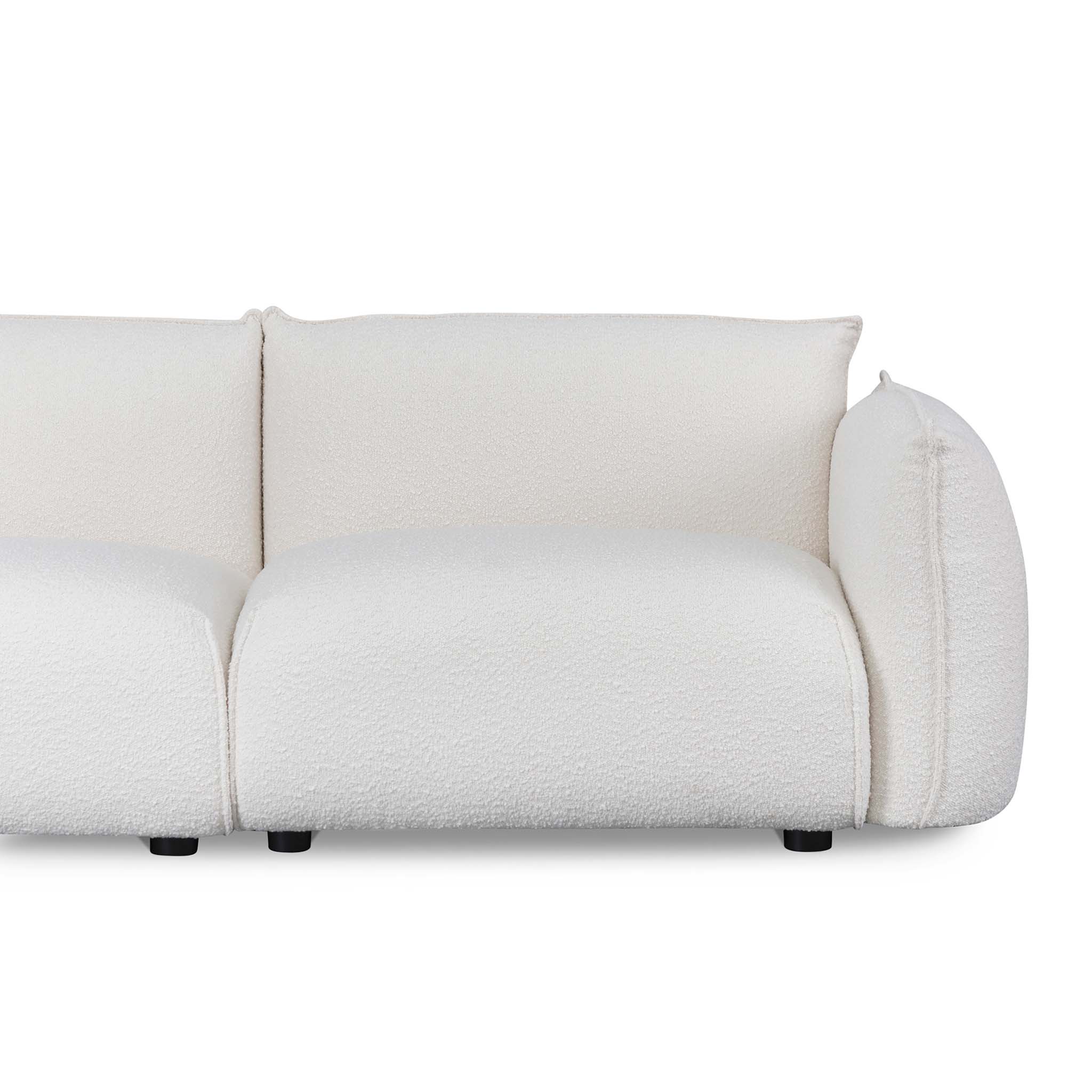 Felix 3S Sofa - White Boucle - Sofas
