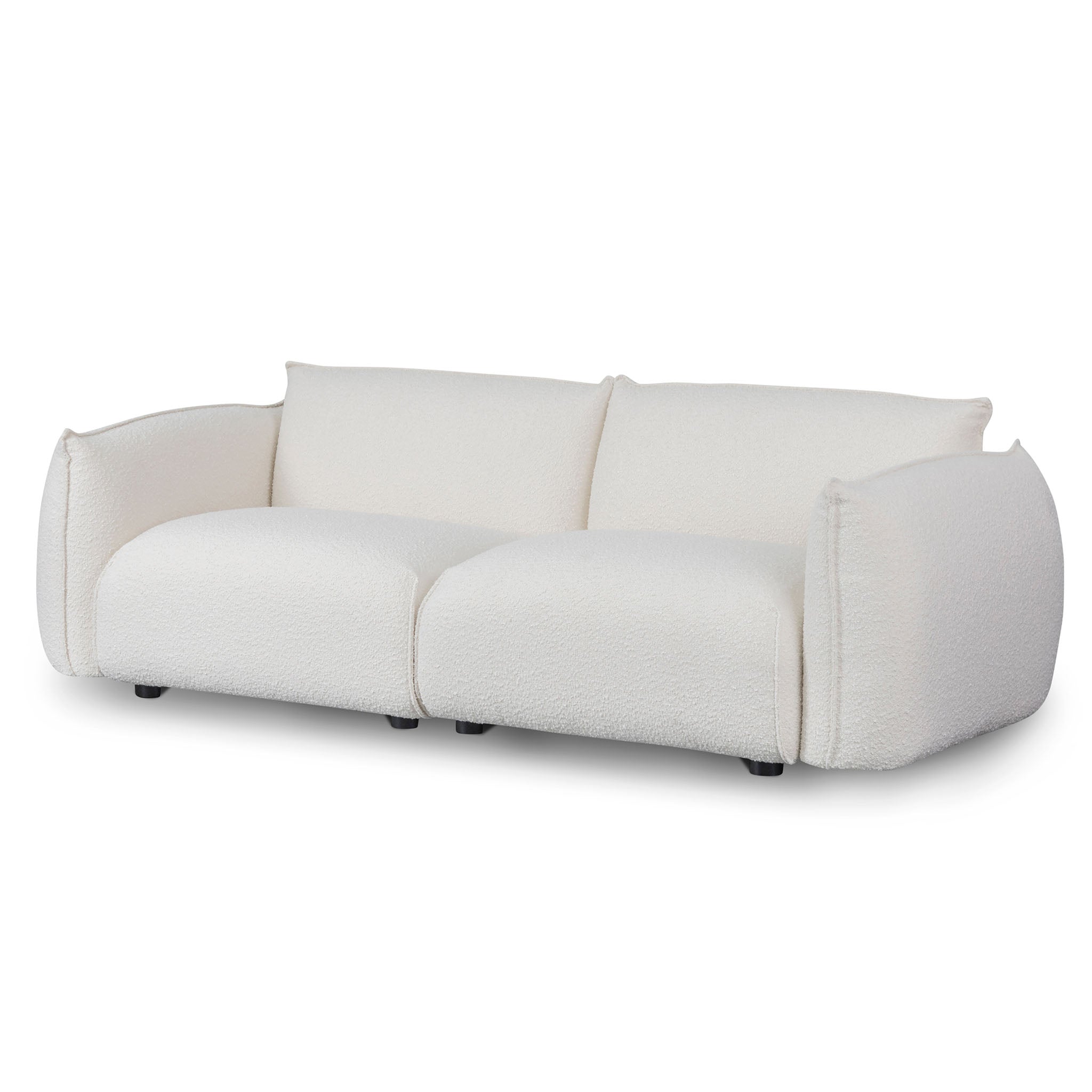 Felix 3S Sofa - White Boucle - Sofas