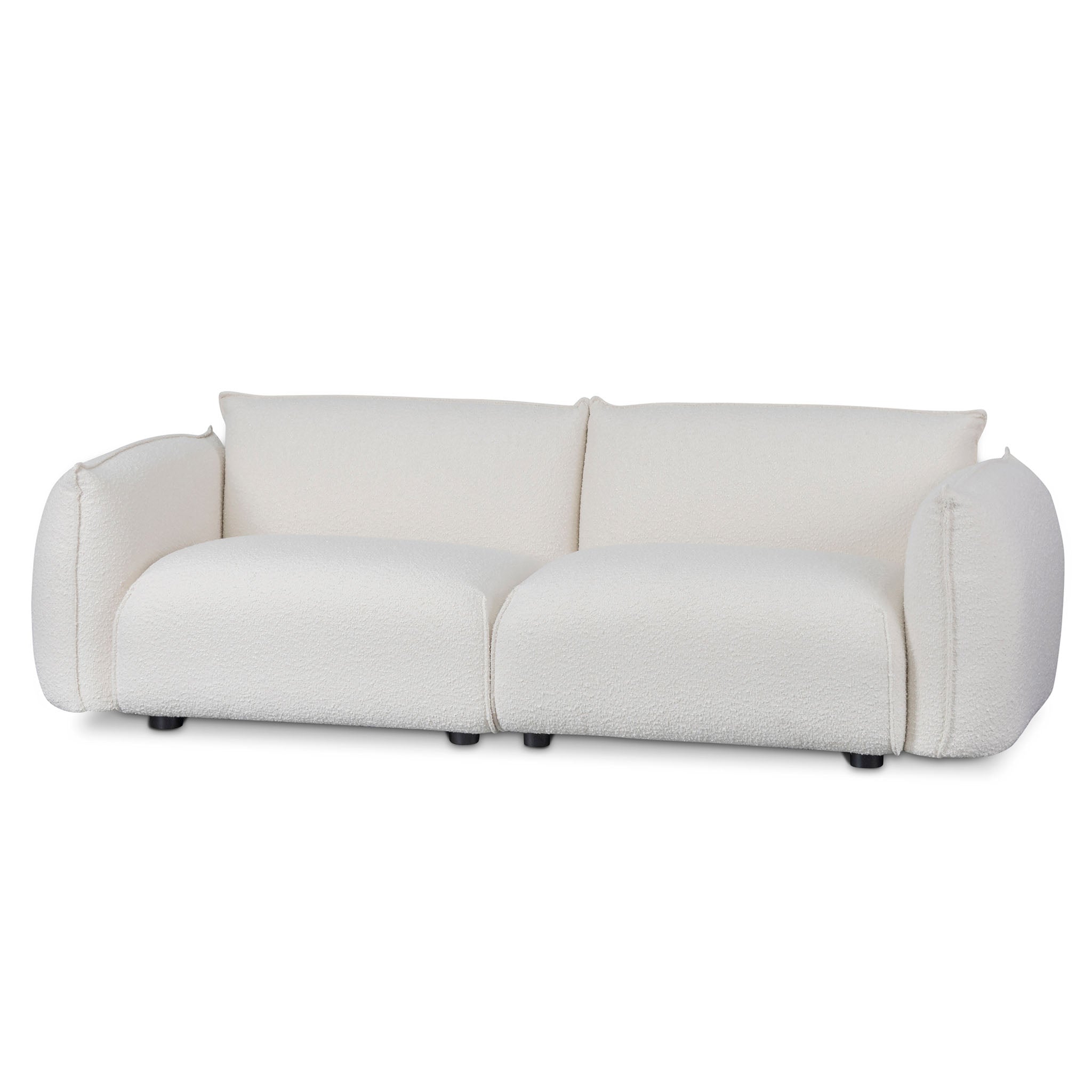Felix 3S Sofa - White Boucle - Sofas