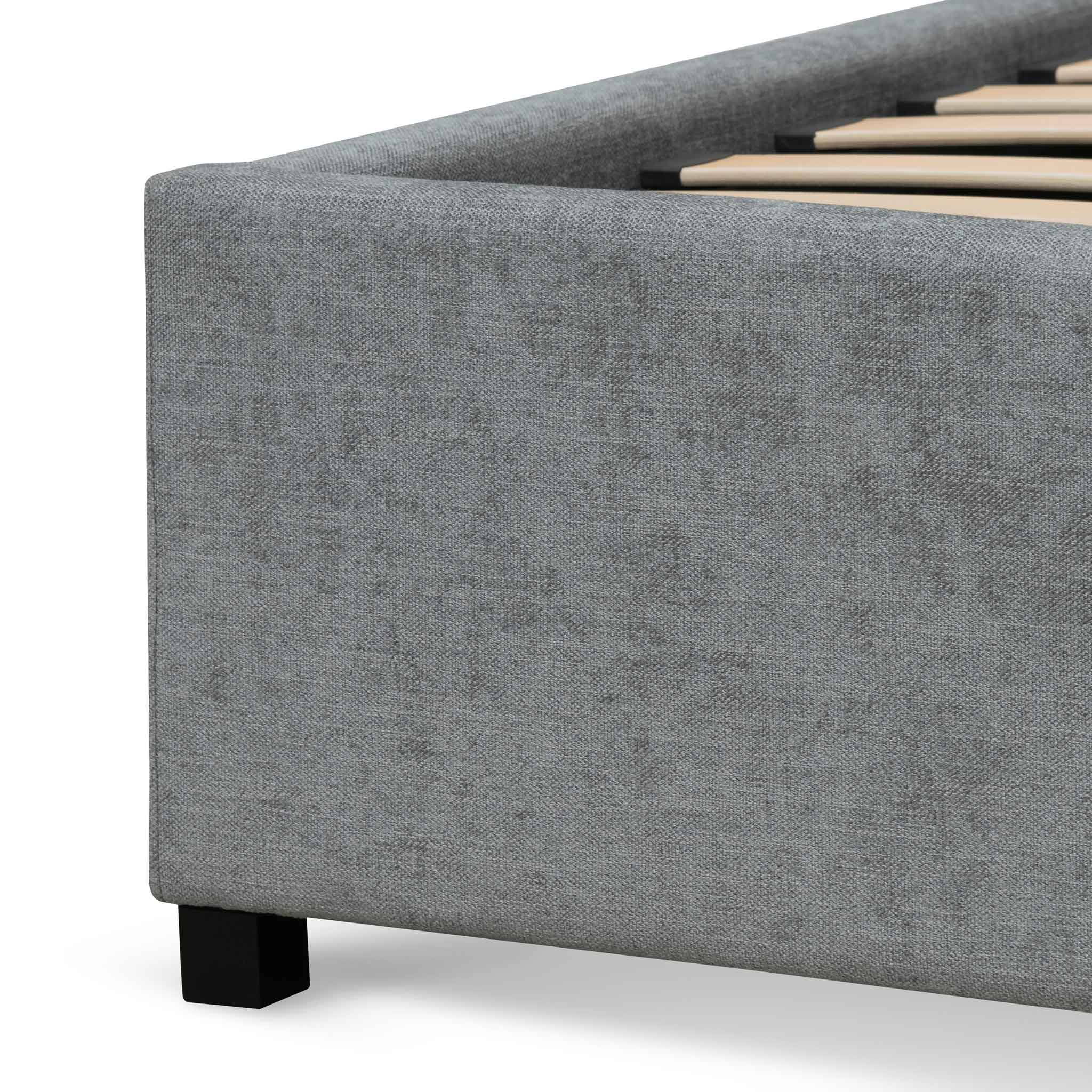 Felix King Bed Frame - Flint Grey - Beds