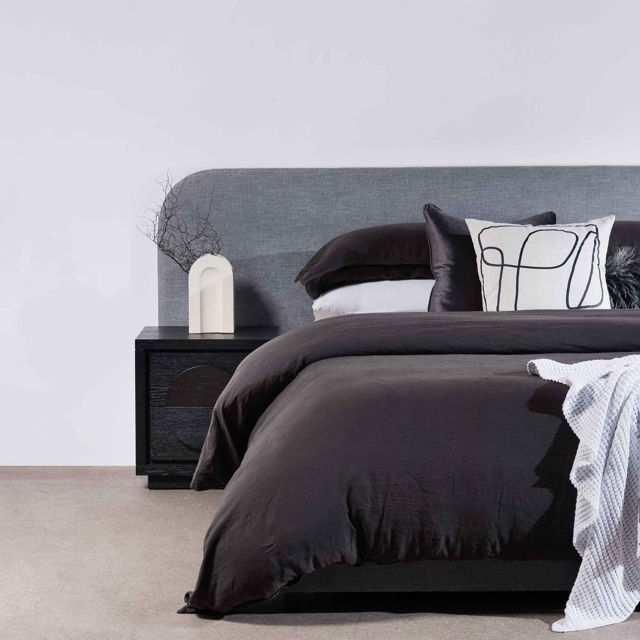 Felix King Bed Frame - Flint Grey - Beds