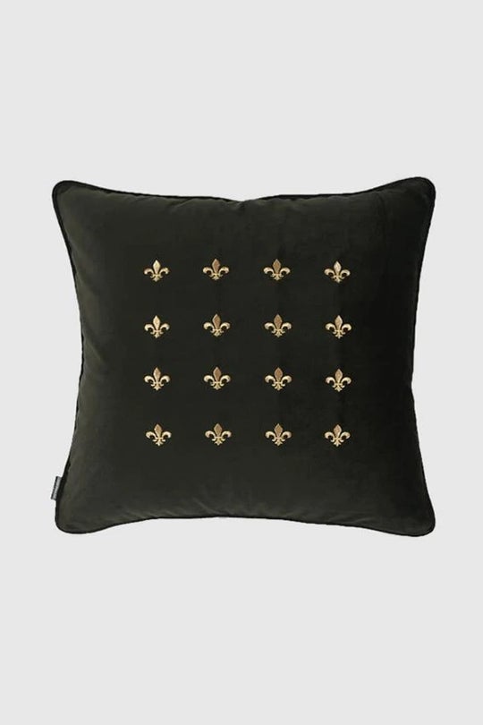 Fleur dilis Pillow Cover , Olive - Pillow Covers
