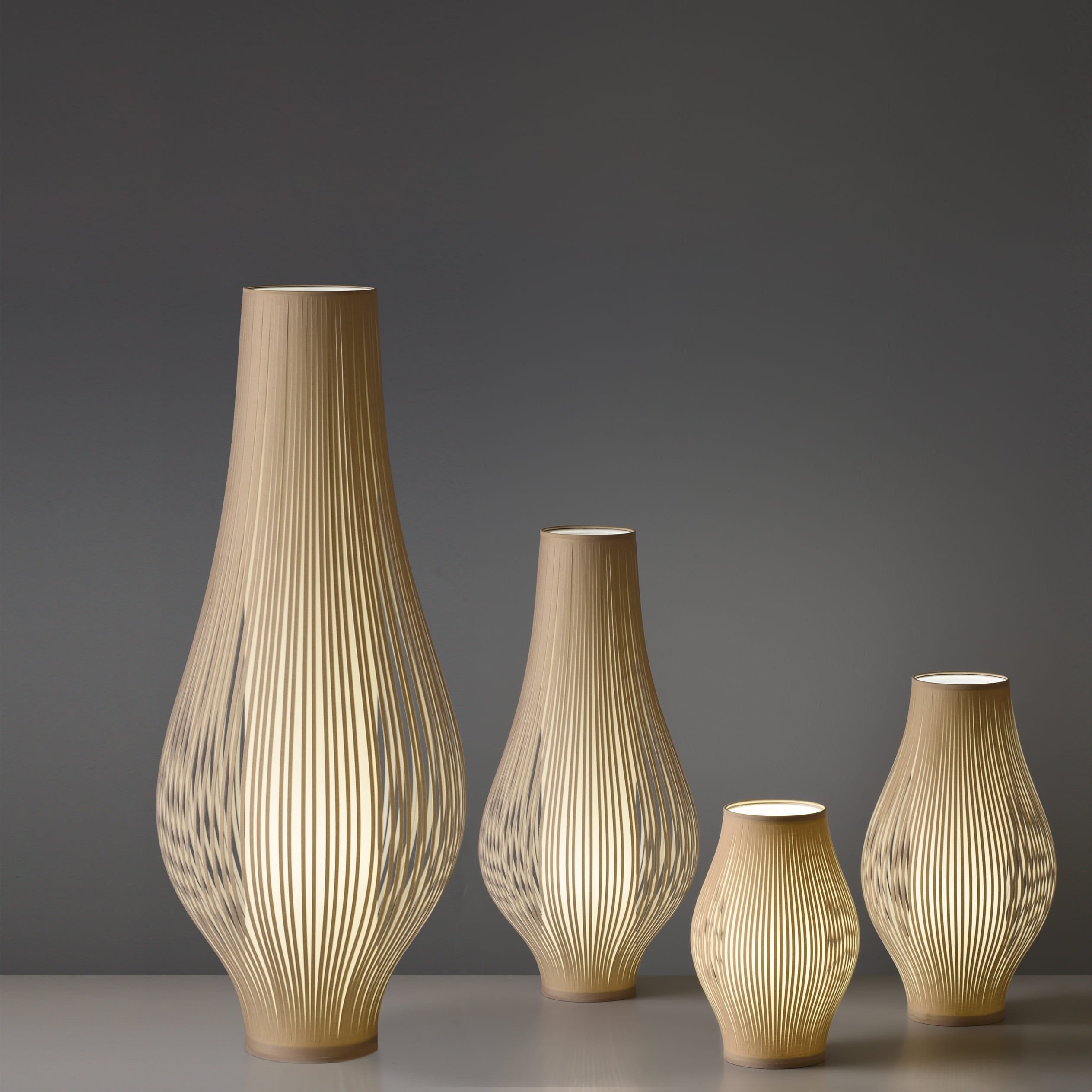 Floor Lamp Mirta / Textile & Metal - Floor Lamps