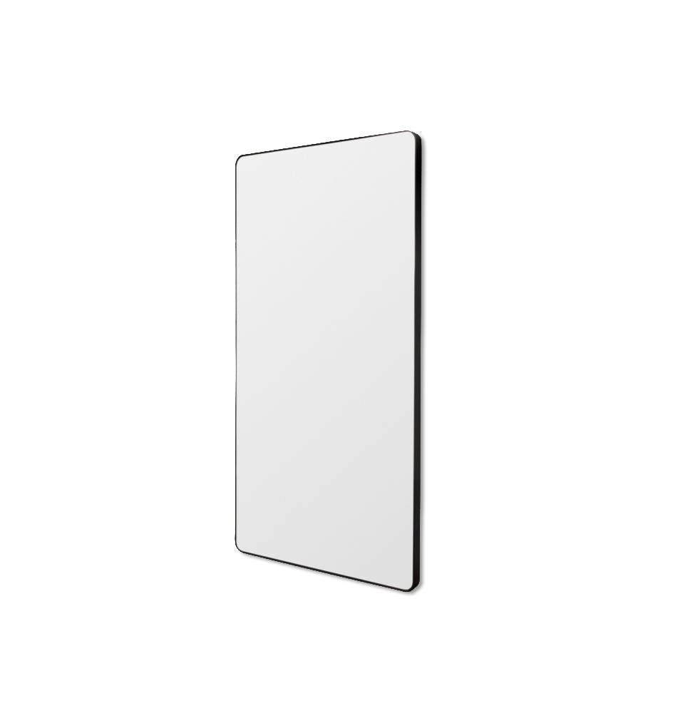 Flora 180cm Curve Rectangular Mirror - Black - Mirror
