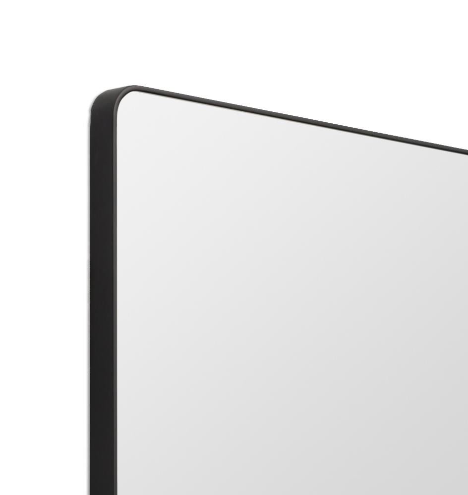 Flora 180cm Curve Rectangular Mirror - Black - Mirror