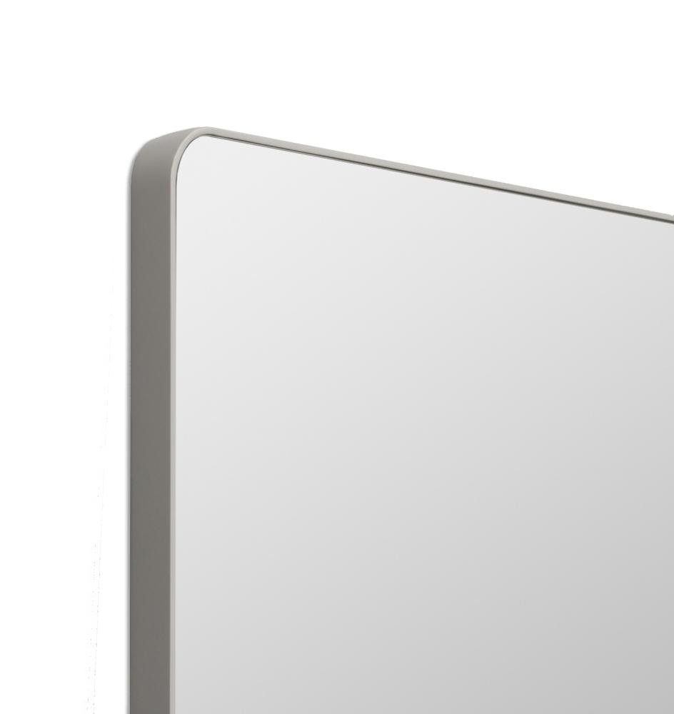 Flora 180cm Curve Rectangular Mirror - Mid Grey - Mirror
