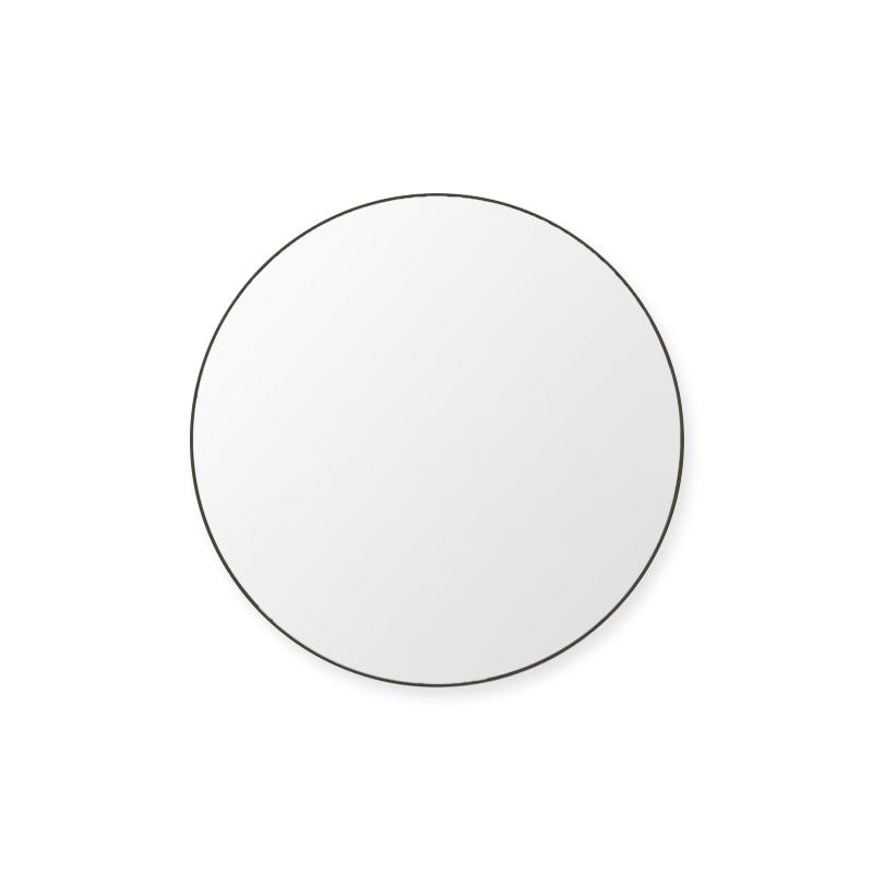 Flora 50cm Round Mirror - Black - Mirror